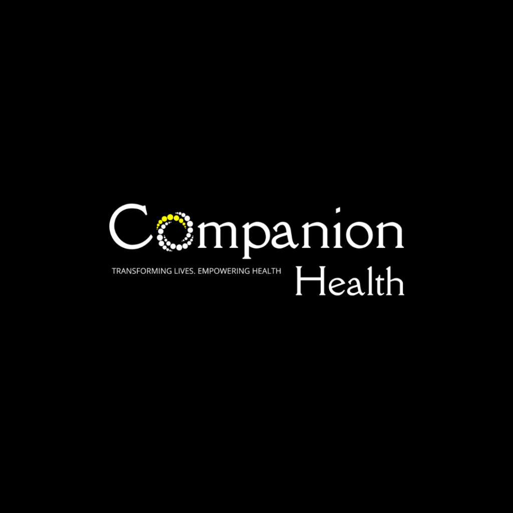 Companion Health Logo Black Background